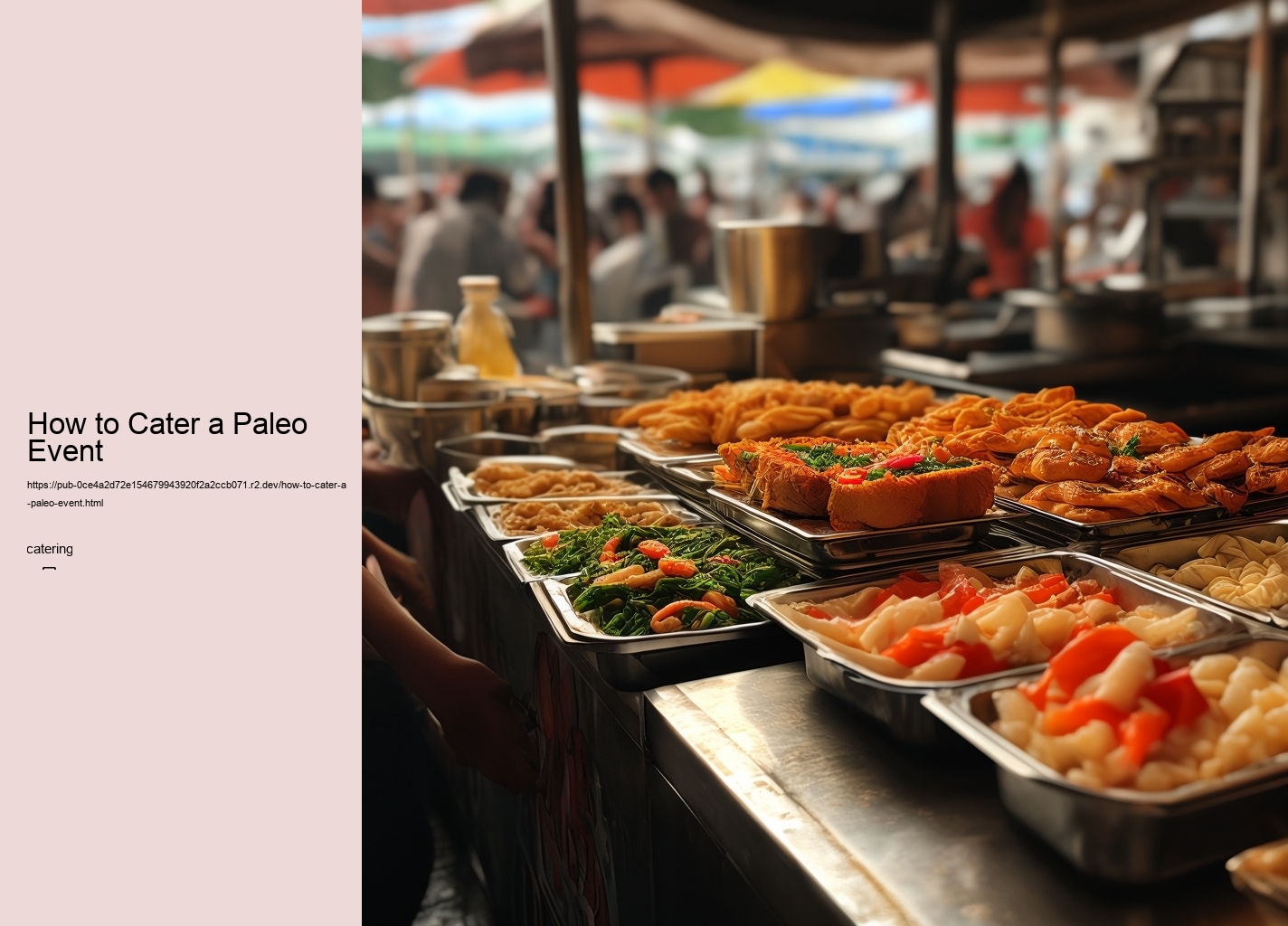 How to Cater a Paleo Event